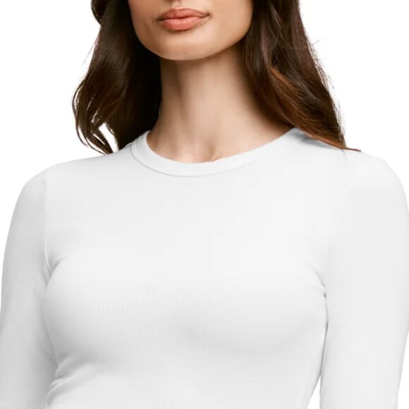 Banana Republic Women's Ribbed Crewneck Long Sleeve T-shirt, 2-pack - Picture 7 of 7